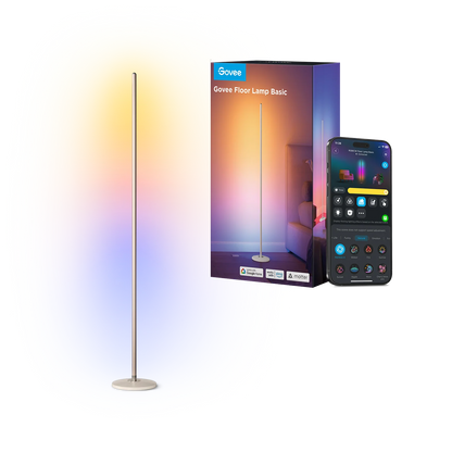 GOVEE RGBICW Älykäs lattiavalaisin SHAMPANJA