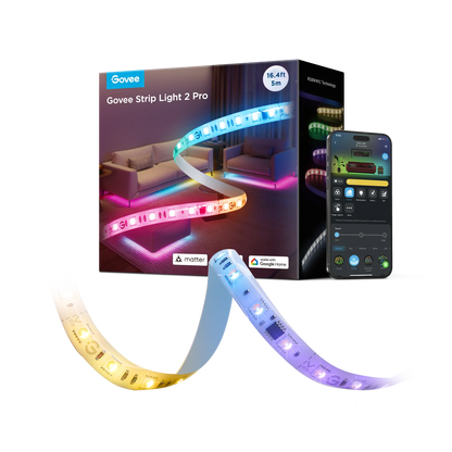 Govee Strip Light 2 Pro RGBICWW LED-valonauha 10m