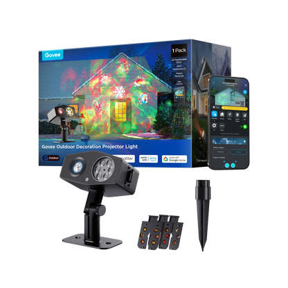 GOVEE JUHLAVALO PROJEKTORI ULOS IP67