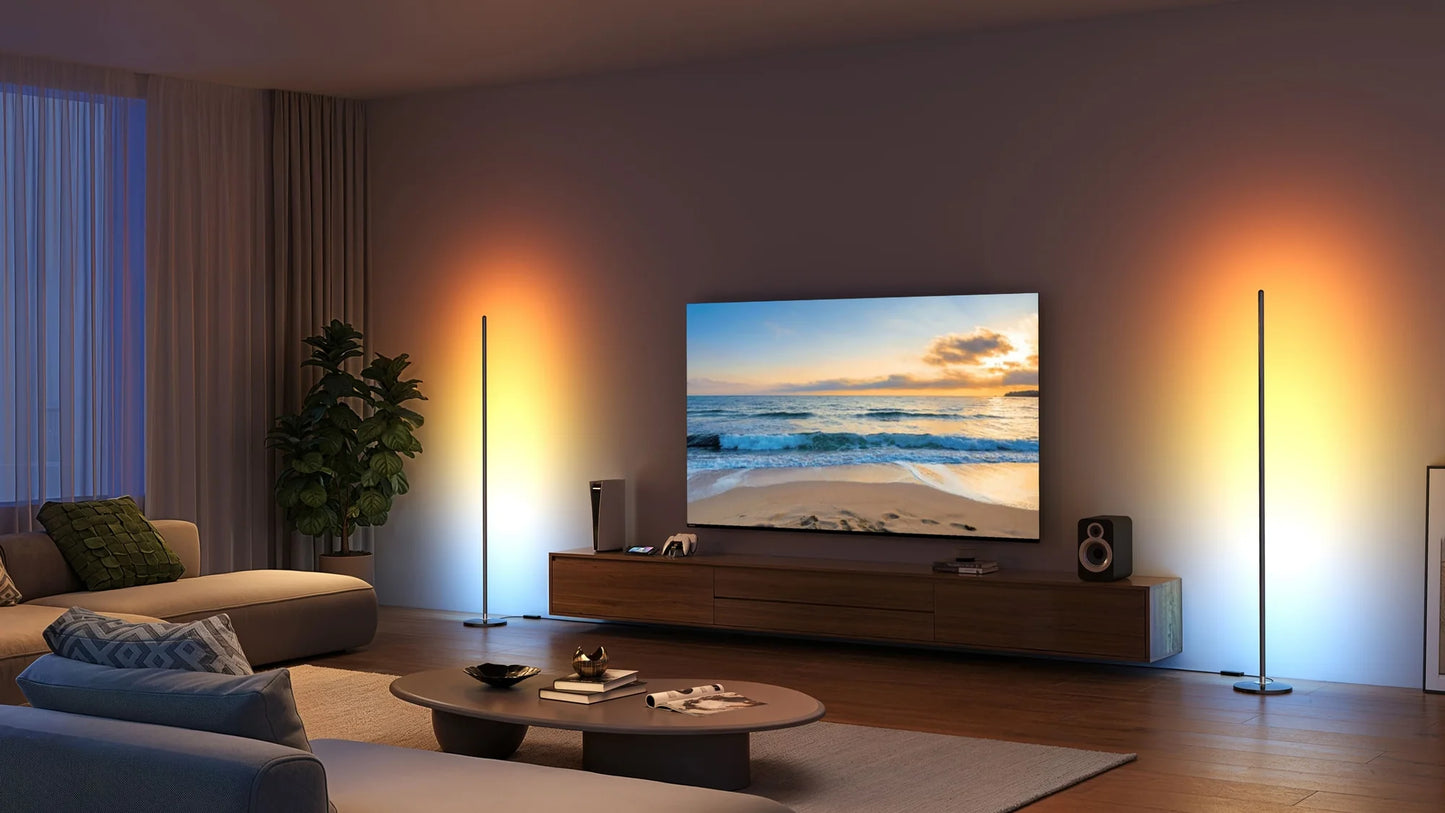 GOVEE RGBICW Älykäs lattiavalaisin SHAMPANJA