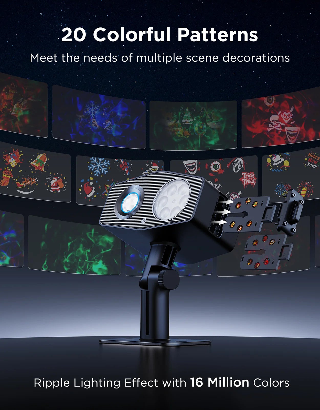 GOVEE JUHLAVALO PROJEKTORI ULOS IP67