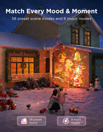 GOVEE JUHLAVALO PROJEKTORI ULOS IP67