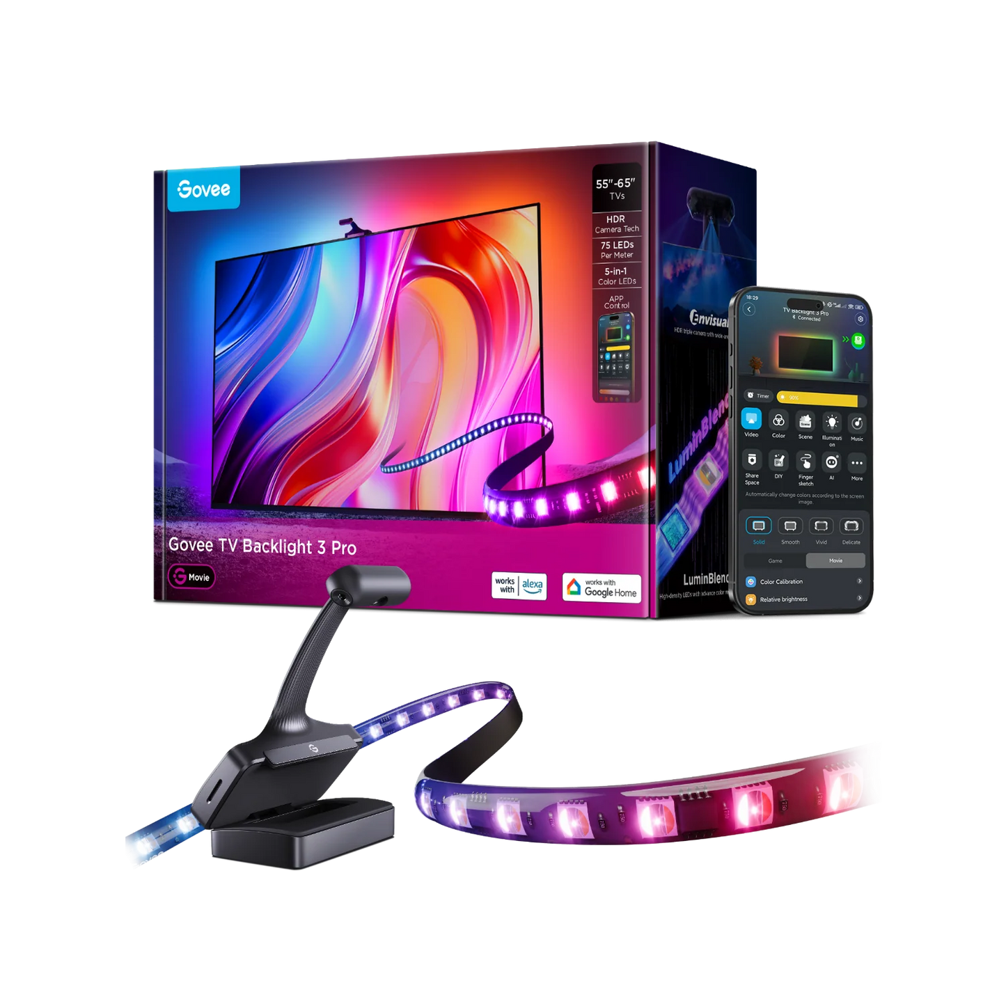 GOVEE TV-taustavalo 3 Pro 55-65"